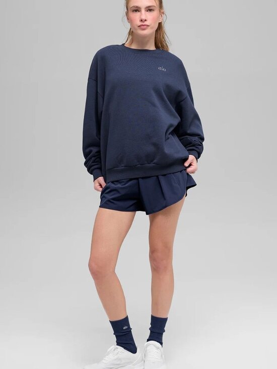 Alo Yoga Tops - Size XS | Alo Yoga Accolade Crew Neck Pullover Navy Blue